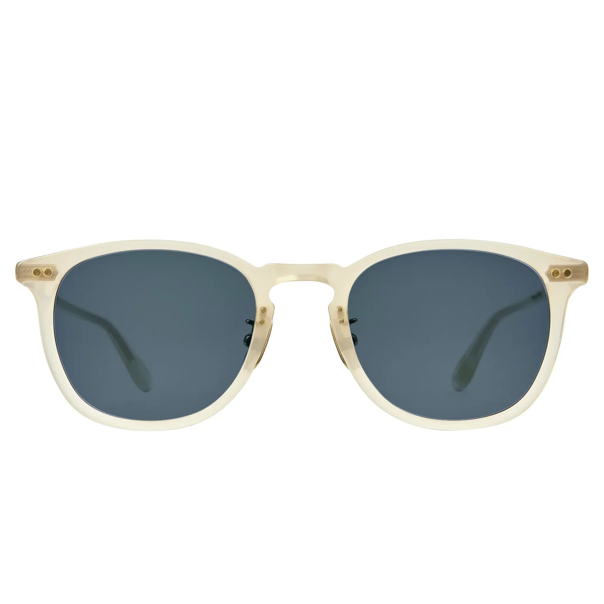 Front View of Garrett Leight Kinney J Forever Classic Silk Sunglasses 2168-49-SLK/PPCF